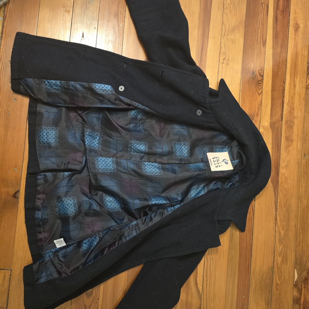 Full Tilt Navy Pea Coat with Lining